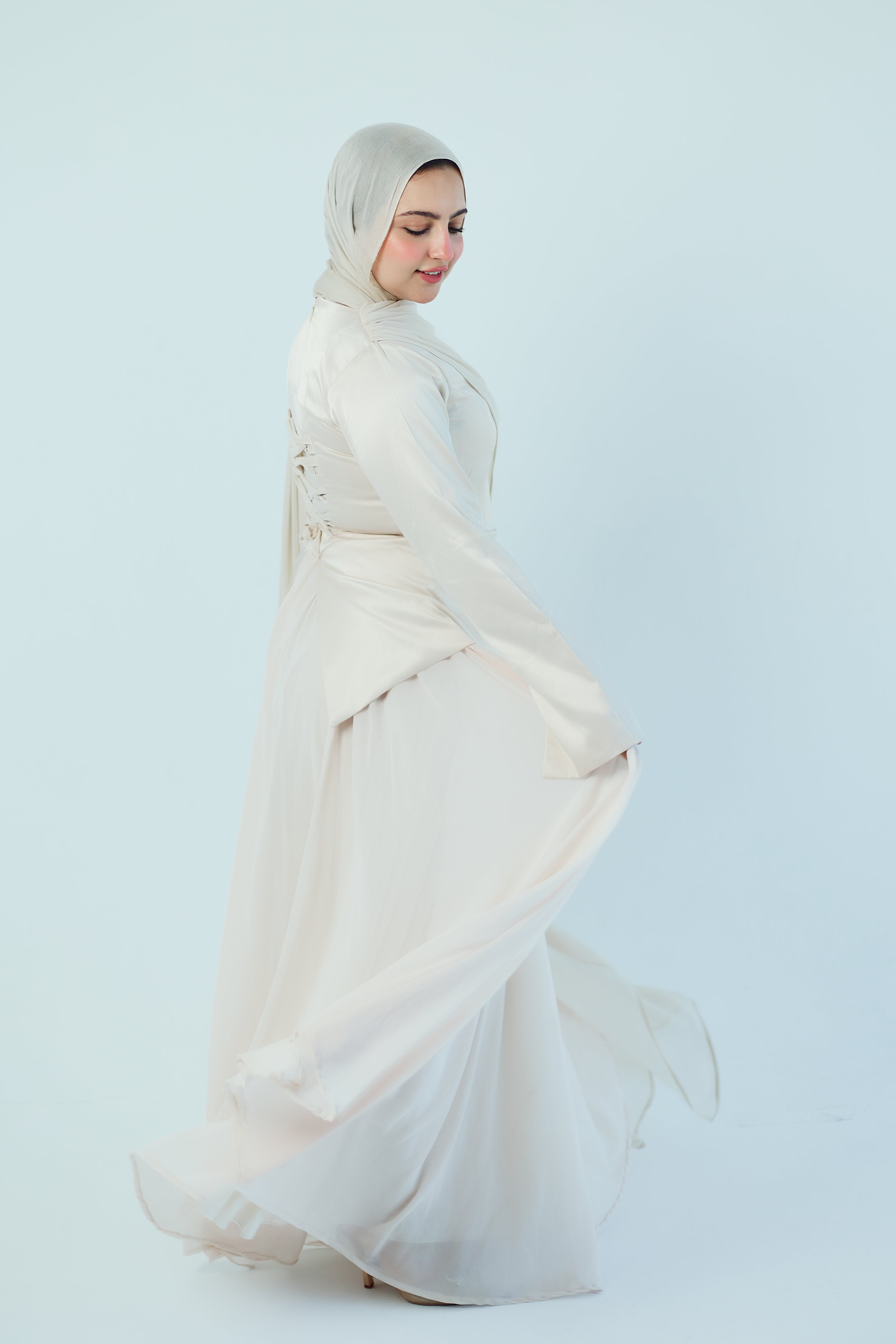 The Sahra Dress Ivory