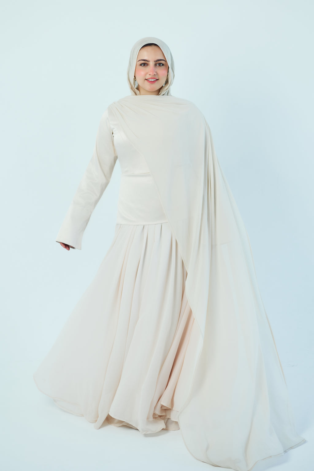 The Sahra Dress Ivory