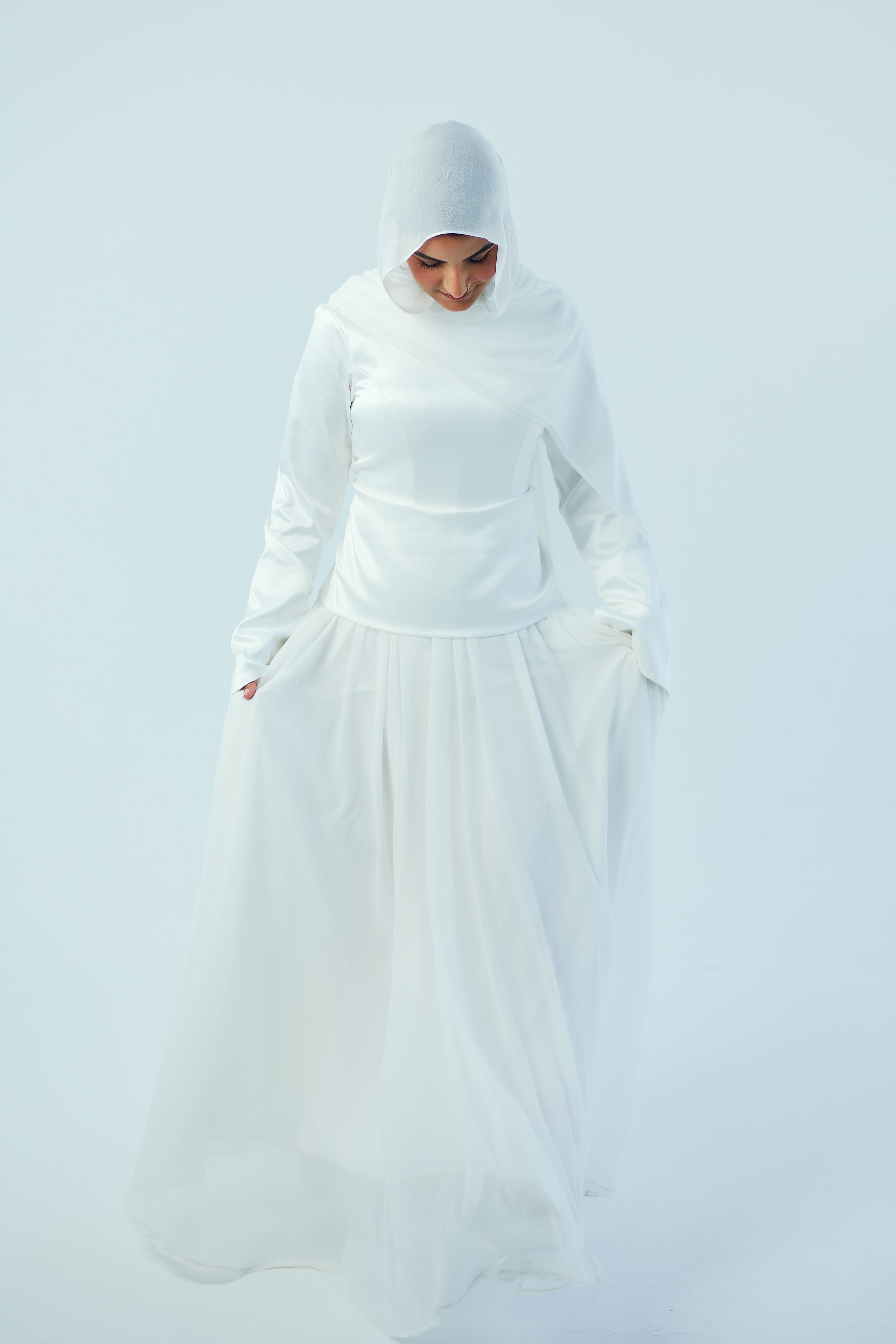 The Amunet Dress White