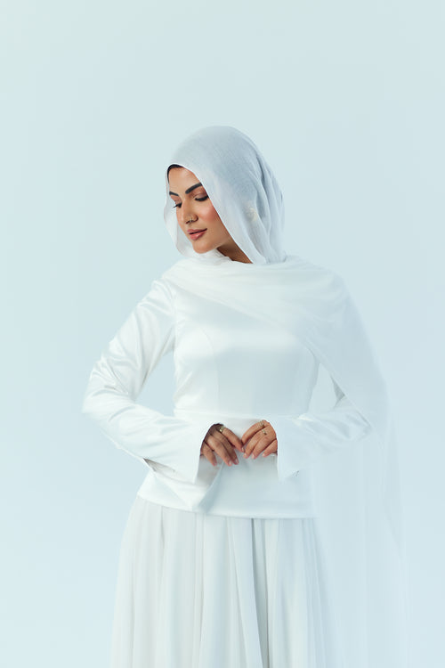 The Amunet Dress White
