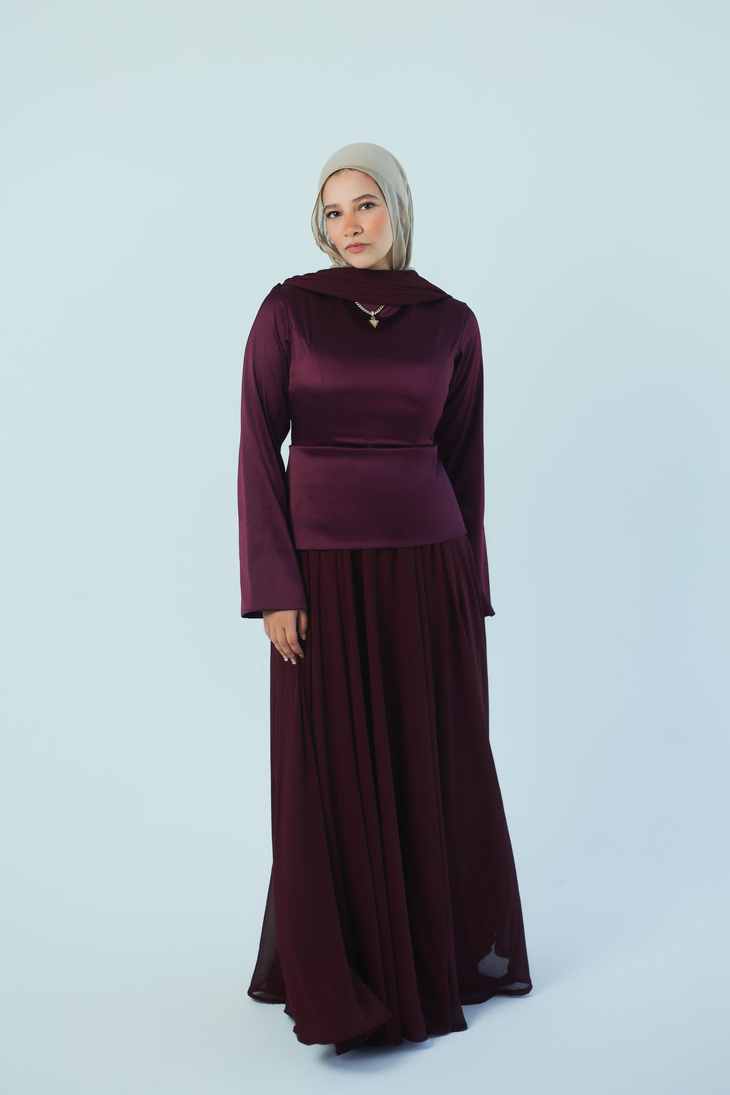 The Merit Dress Burgundy