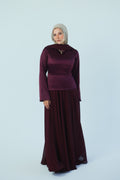 The Merit Dress Burgundy