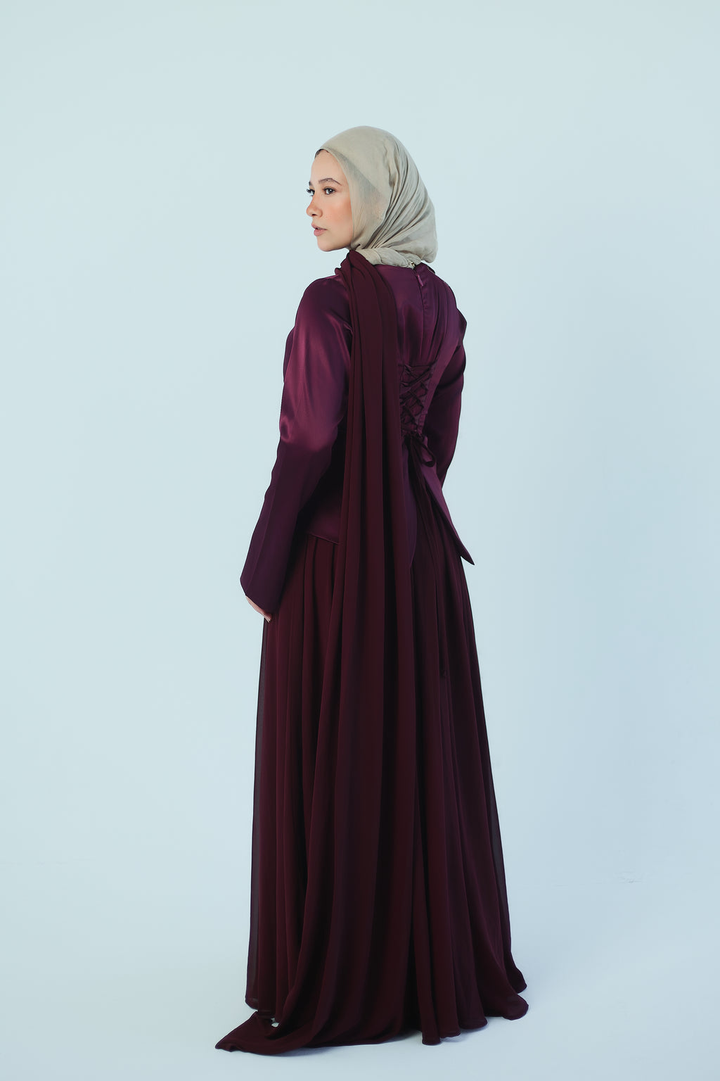 The Merit Dress Burgundy
