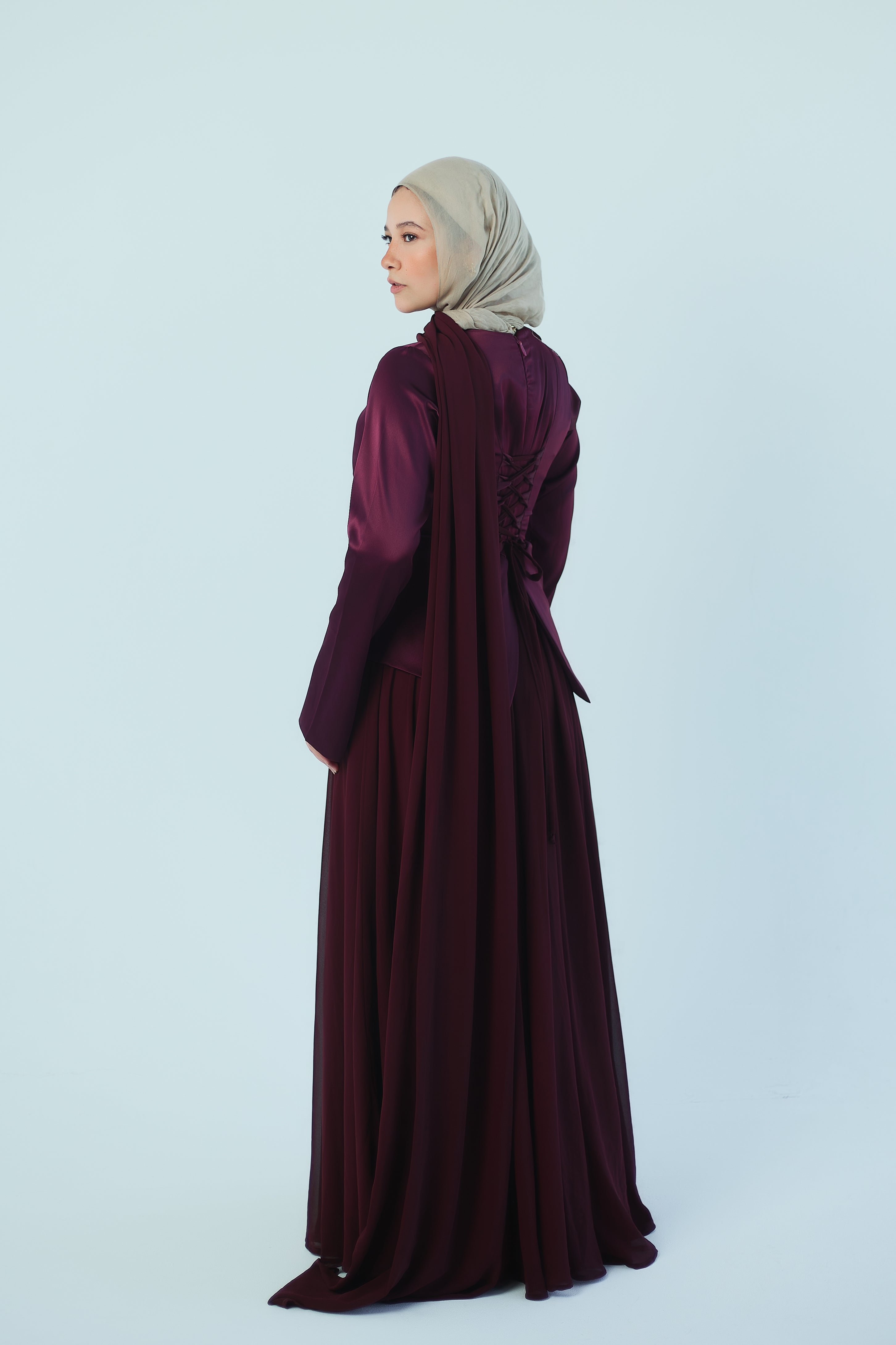 The Merit Dress Burgundy