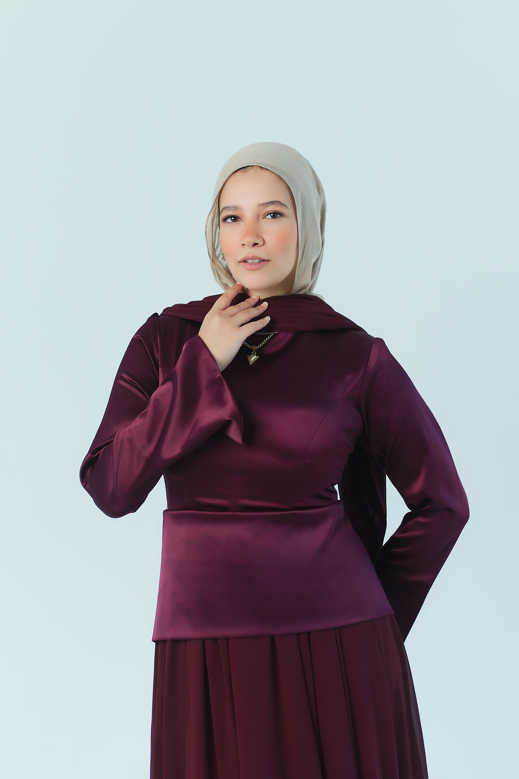 The Merit Dress Burgundy