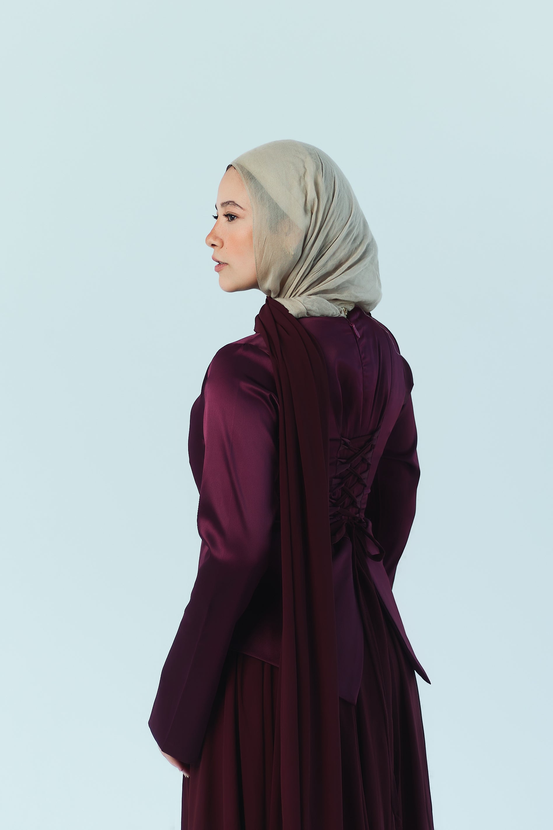 The Merit Dress Burgundy