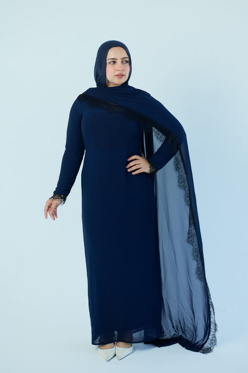 The Neith Dress Navy Blue N A V E R A S  Product variant