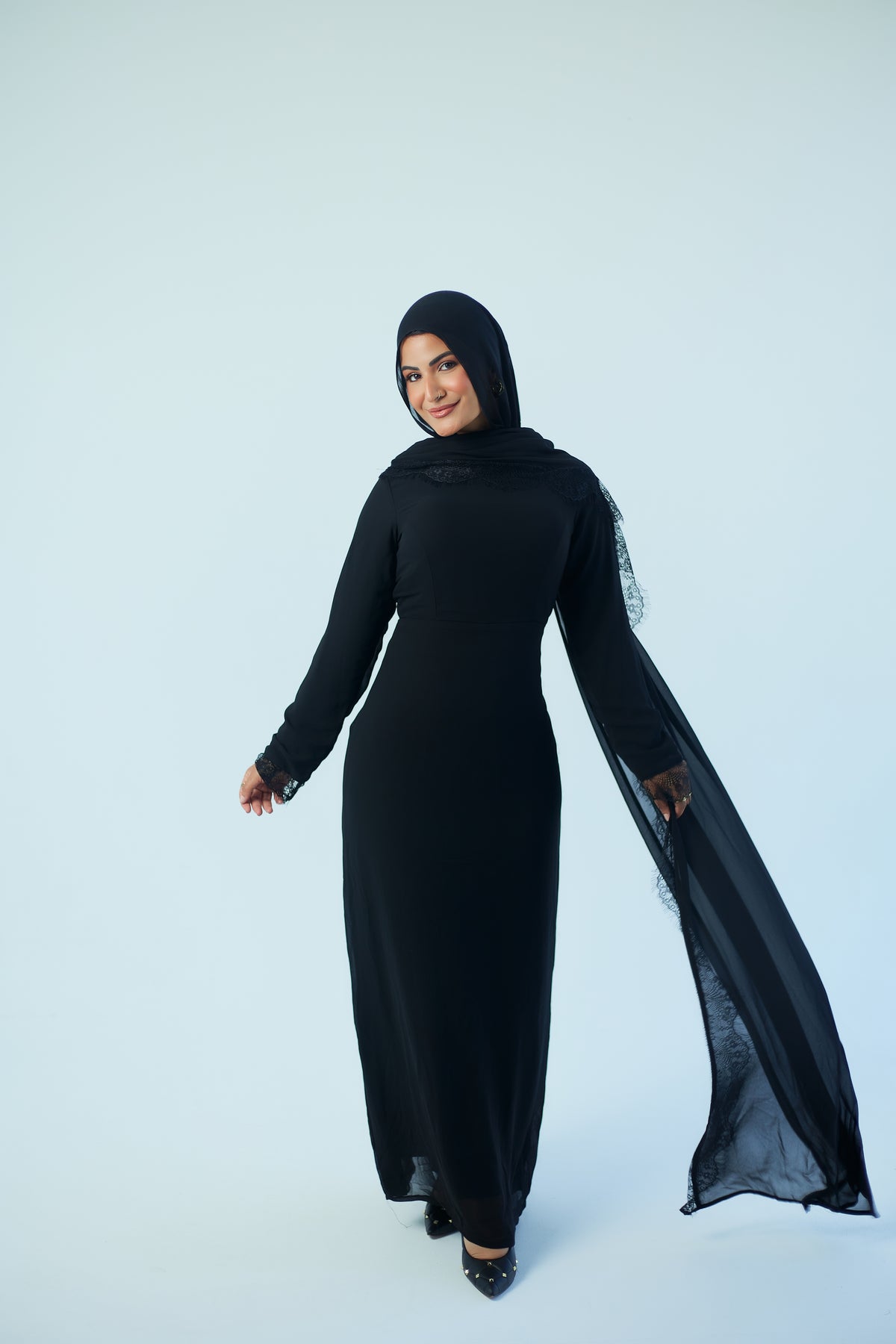 The Amunet Dress Black N A V E R A S  Product variant