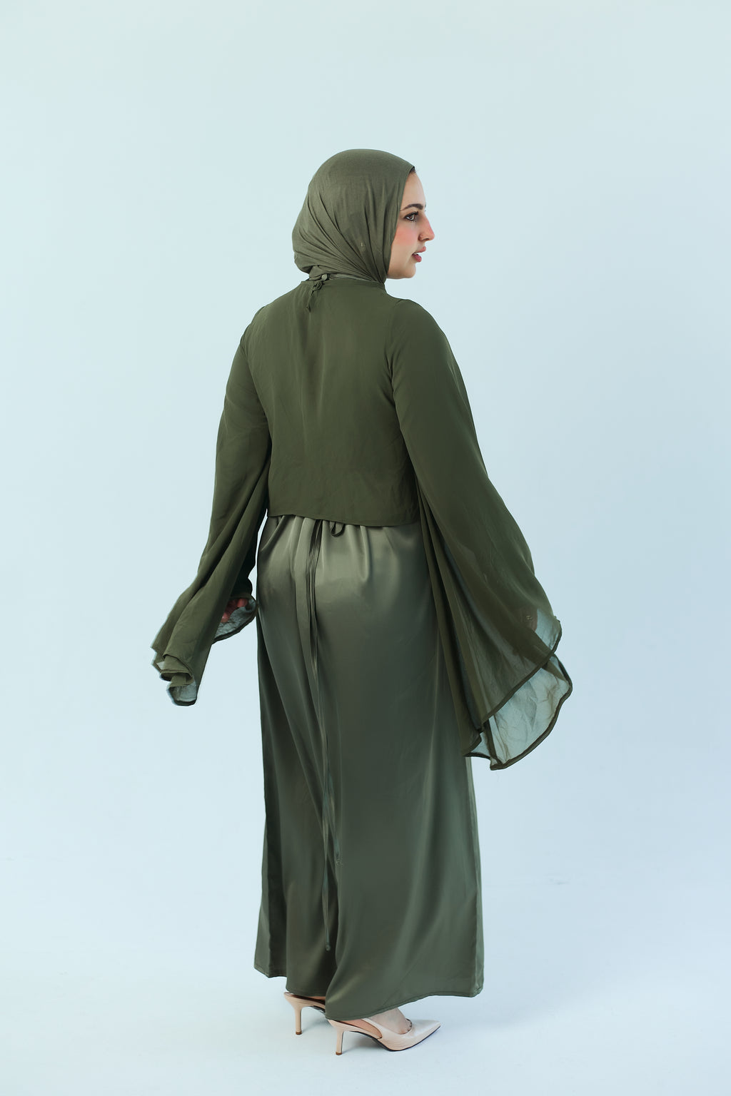 The Iset Two-Piece Dress – Olive N A V E R A S  Product variant