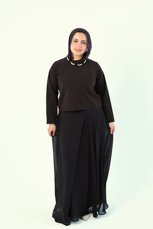 The Anuket Three-Piece Set Brown