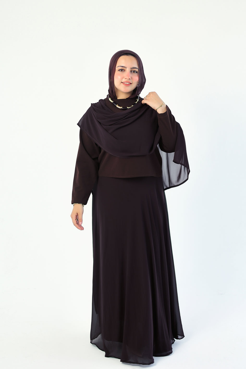 The Anuket Three-Piece Set Brown