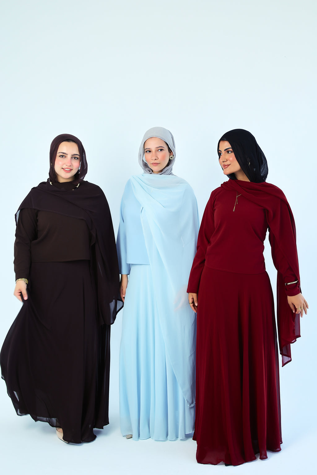 The Anuket Three-Piece Set Brown