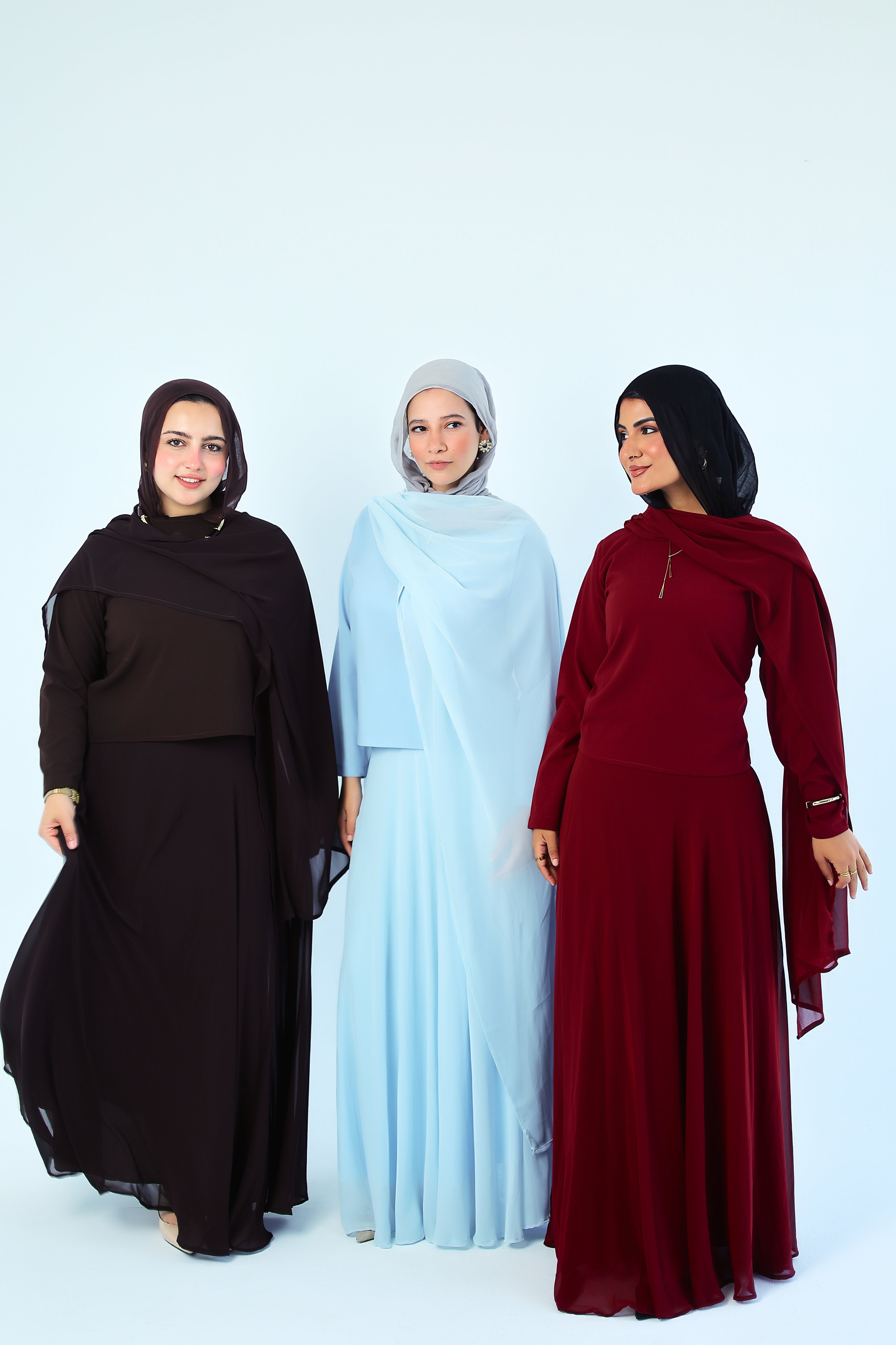 The Anuket Three-Piece Set Brown