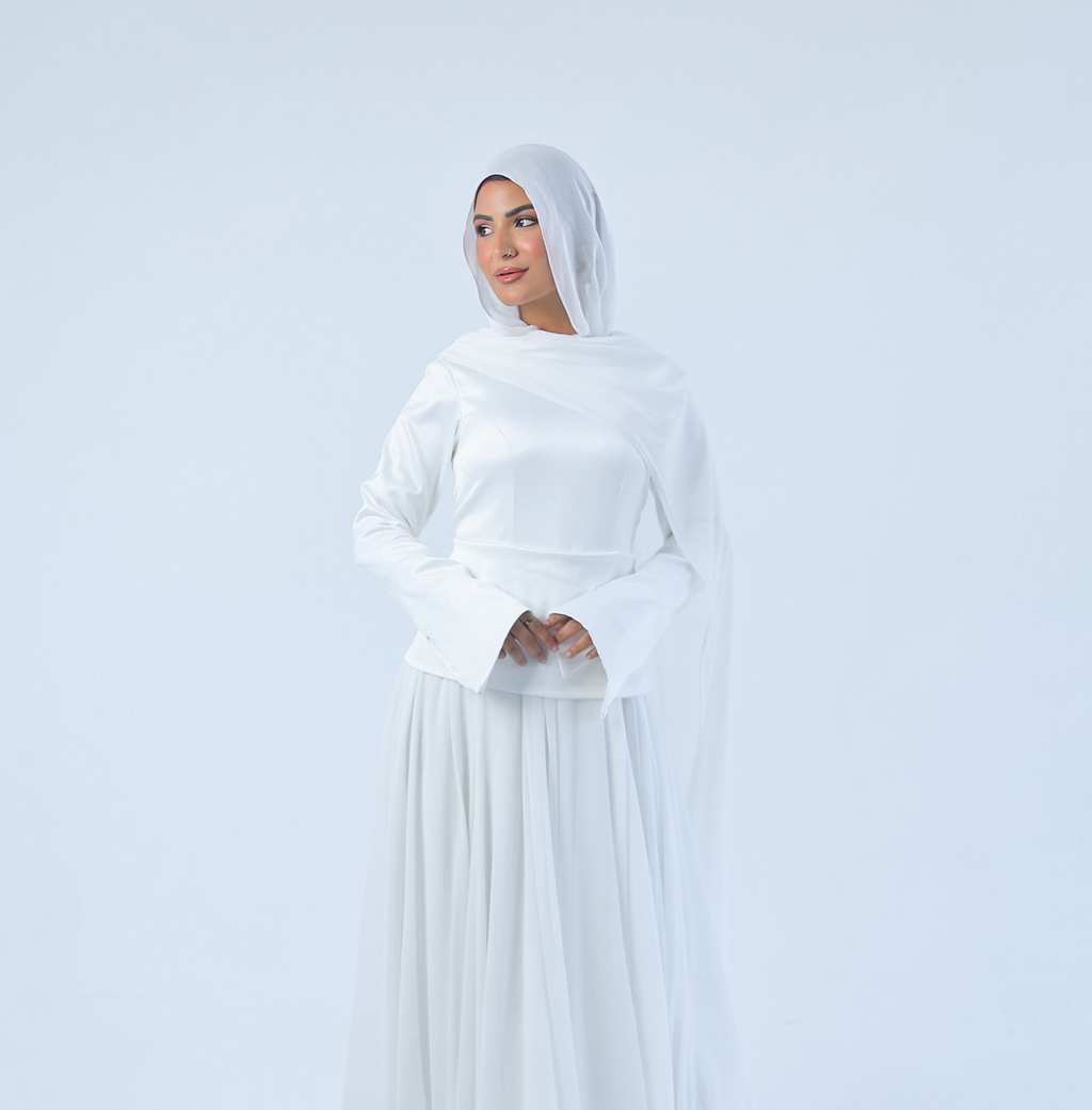 The Amunet Dress White