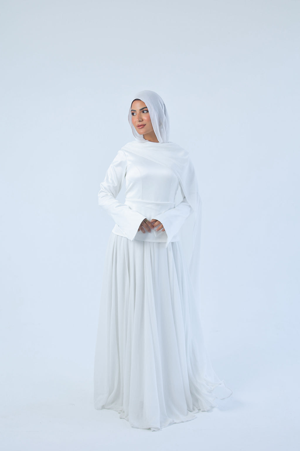 The Amunet Dress White