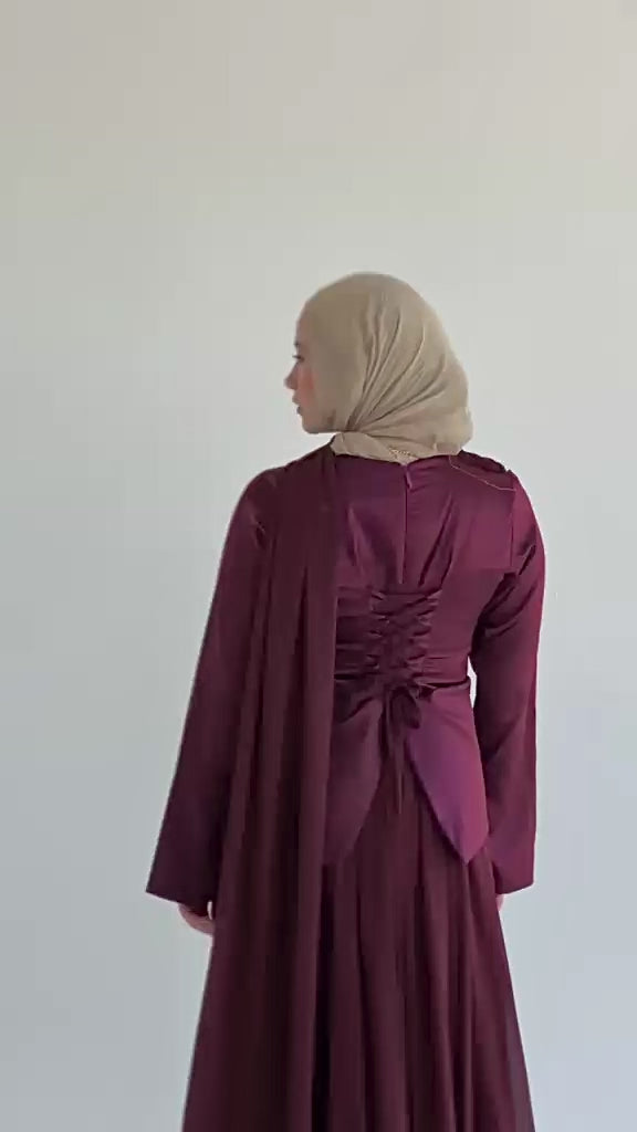 The Merit Dress Burgundy